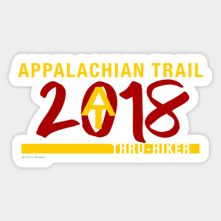 Appalachian Trail Thru-Hiker Class of 2018 Sticker